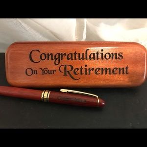 🌵Congratulations on your Retirement Wood Pen Case